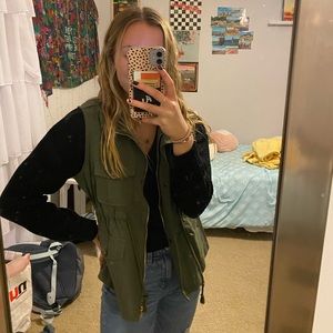 Green Army Vest